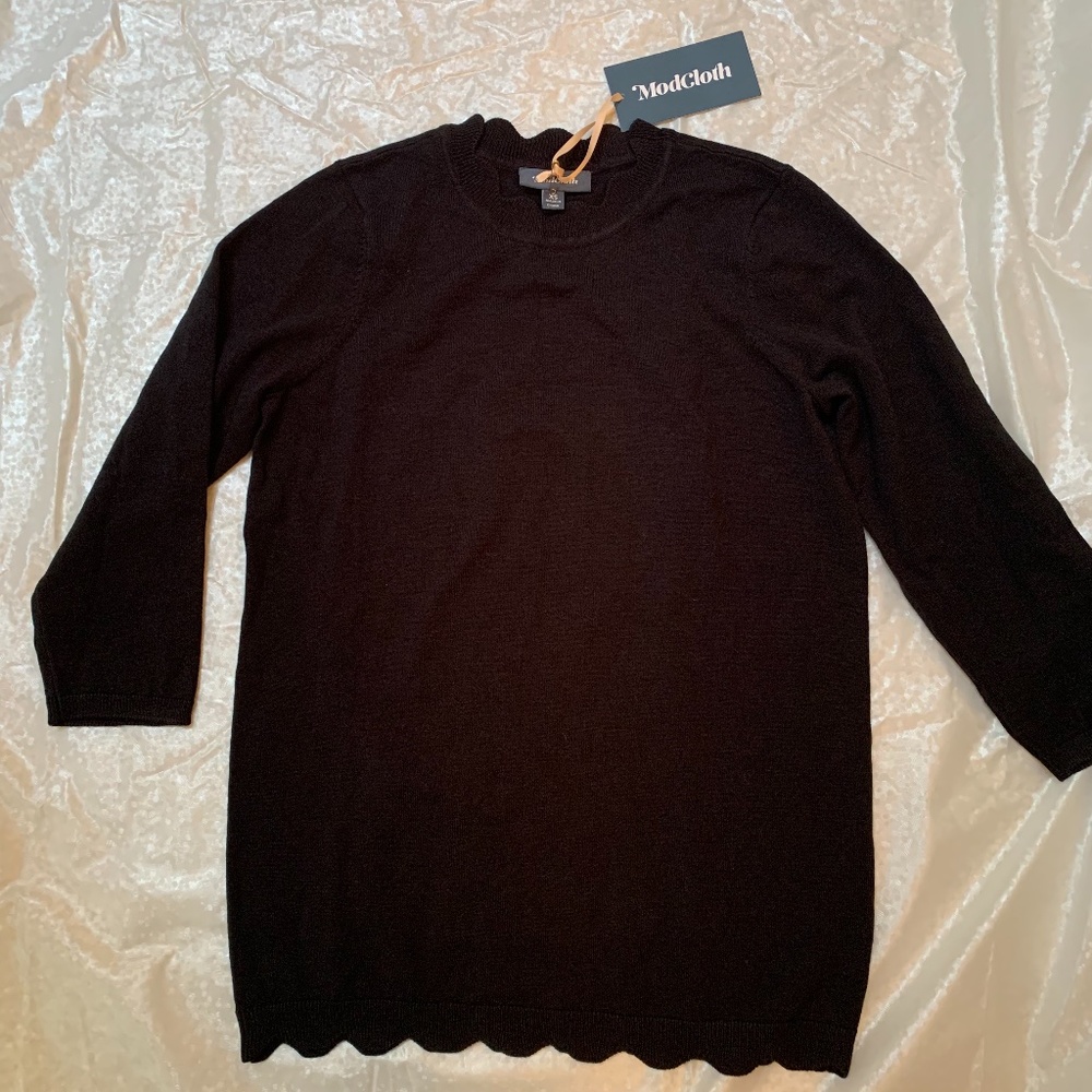 Black Sweater XS NEW w/Tags